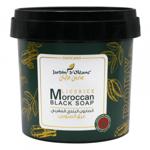 Jardin d'Oléane Moroccan Black Soap with Licorice - 500g Jardin d'Oléane Moroccan Black Soap with Licorice - 500g